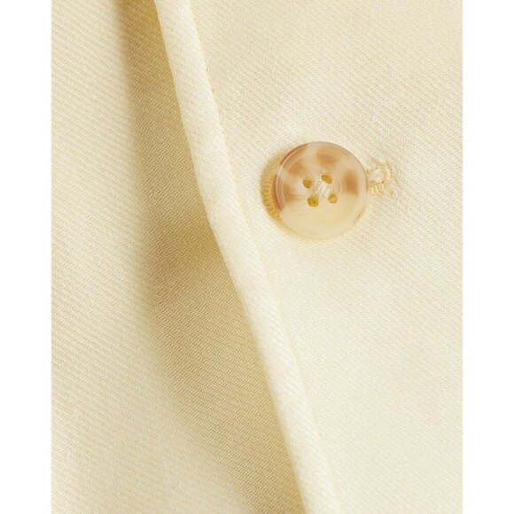 EXPRESS EXTRA SLIM YELLOW LINEN-BLEND SHIRT JACKET MEDIUM RETAIL $149 NEW - Picture 5 of 7